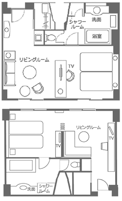 クラウンスイートのレイアウト画像